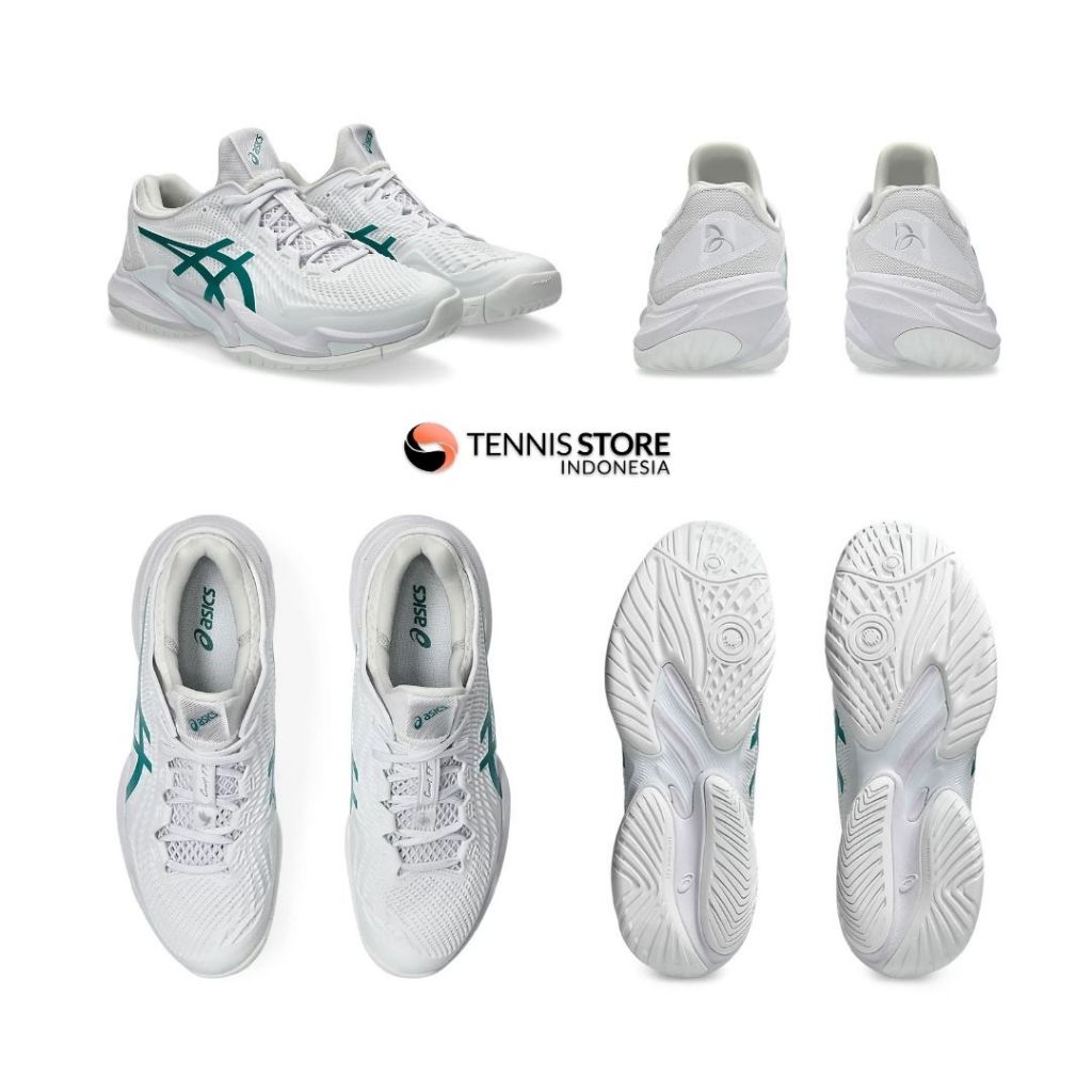 Green Asics Tennis Shoes Court Ff Novak Green Djokovic Tennis