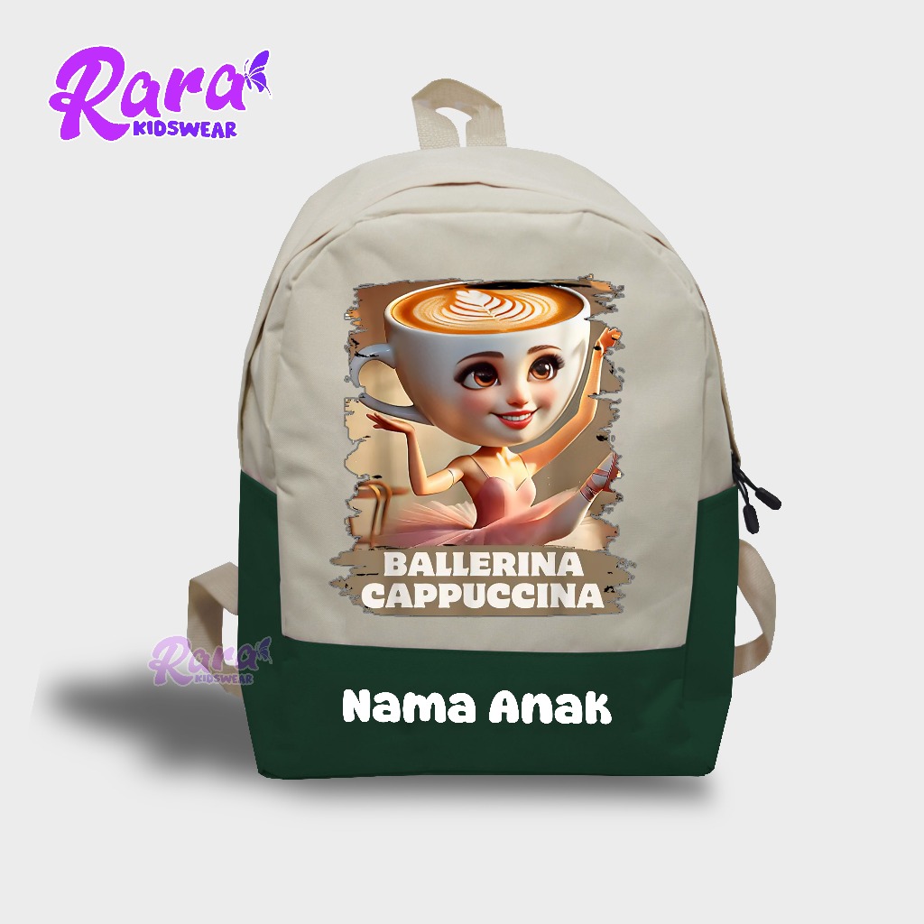 Jual Tas Ransel Anak Meme Italian Brainrot Karakter Ballerina ...