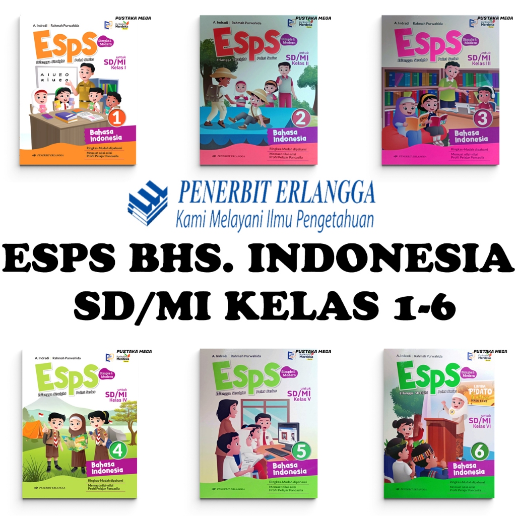 Jual ESPS BAHASA INDONESIA (REVISI) SD/MI KELAS 1 2 3 4 5 6 KURIKULUM ...