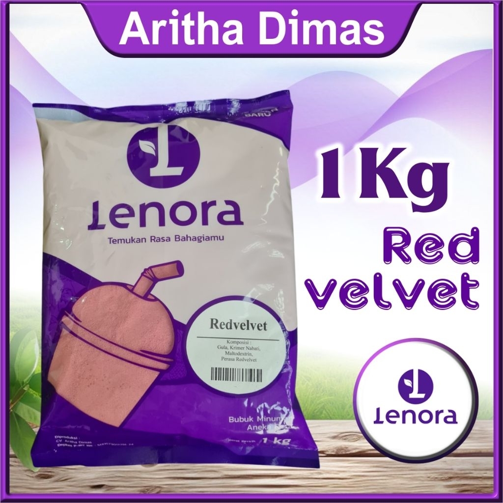 Jual Lenora Powder Bubuk Minuman Redvelvet 1kg | Shopee Indonesia