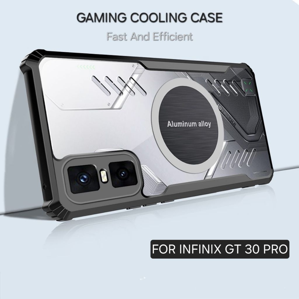 Jual Casing Infinix GT 30 PRO/GT 20 PRO Dual Vents Magnetic Case ...