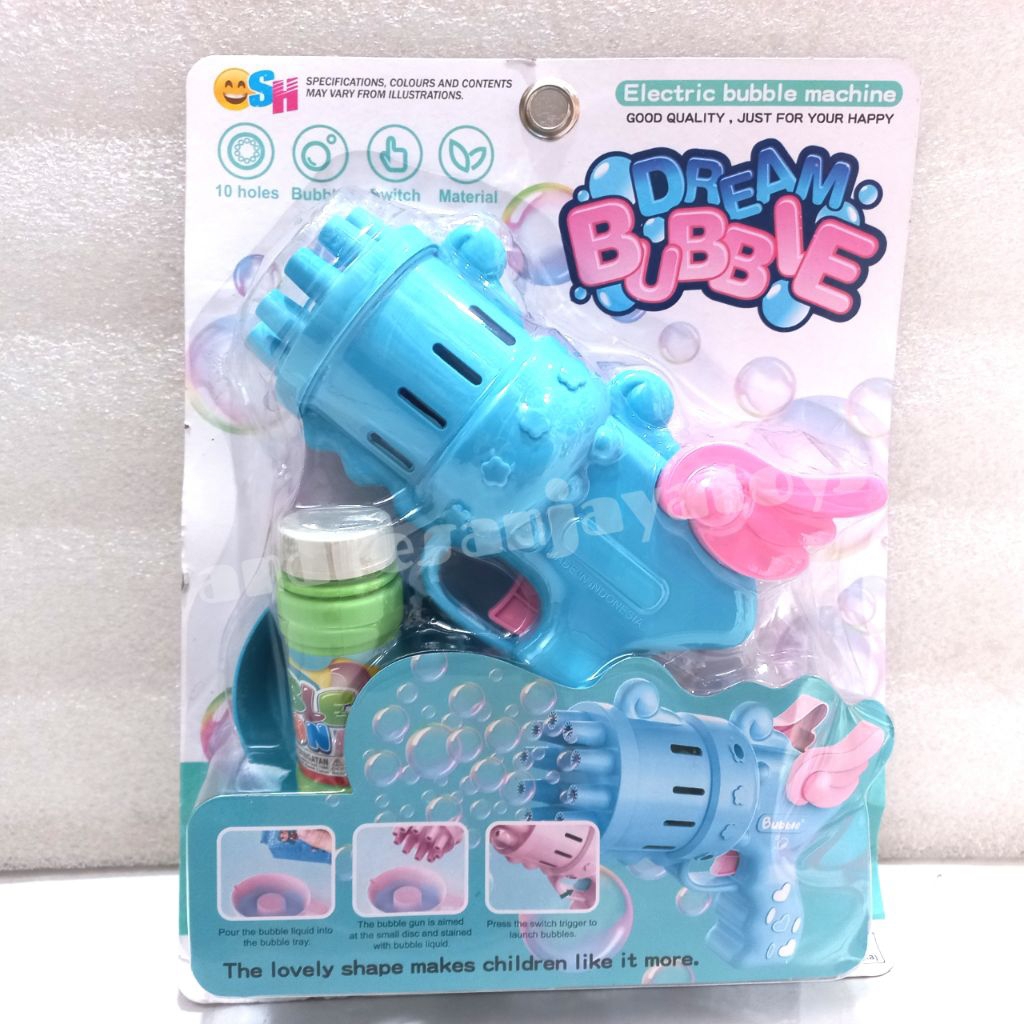 Jual Mainan Tembakan Bubble Anak Gelembung Balon Sabun no SH 679 ...