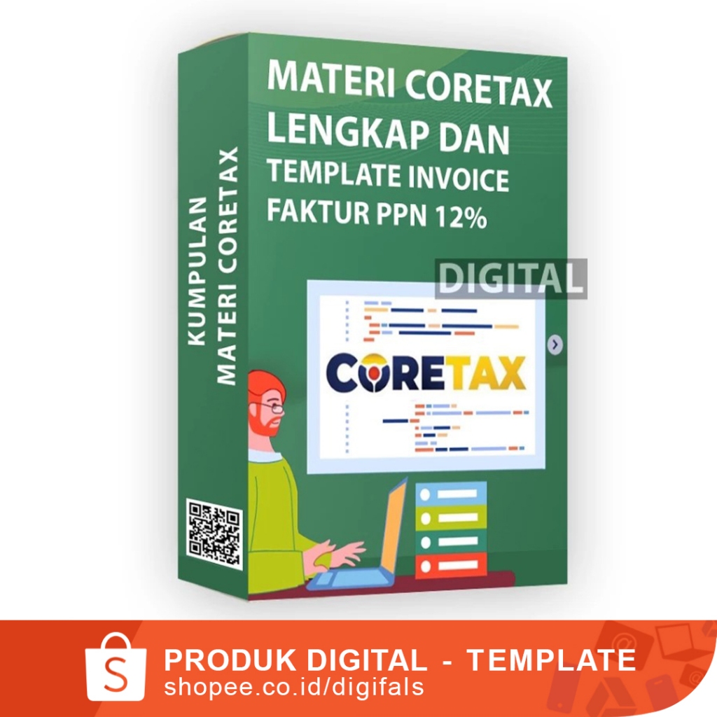 Jual MATERI CORETAX LENGKAP & TEMPLATE PERHITUNGAN INVOICE FAKTUR PPN ...