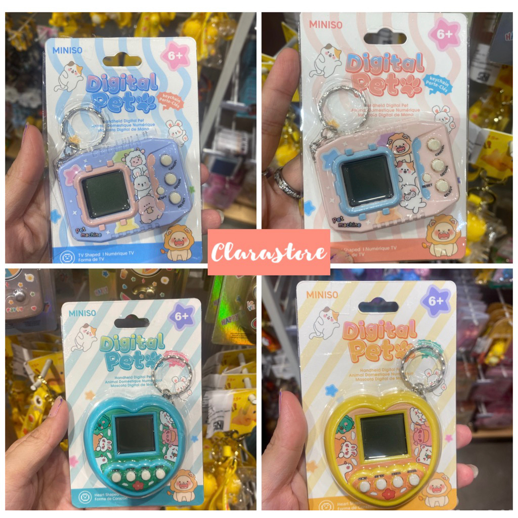 Jual MINISO‼️ x DIGITAL PET // KEYCHAIN // HANDHELD DIGITAL//MINISO ...