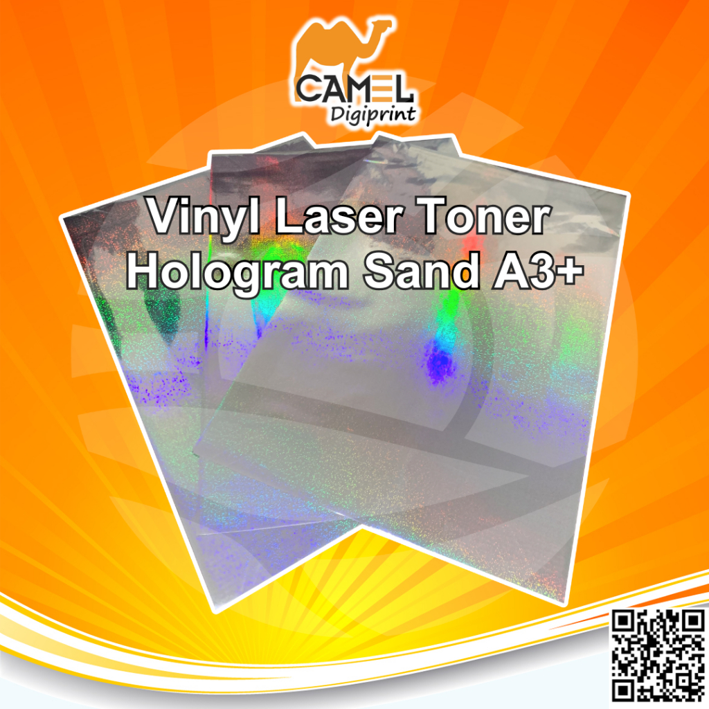 Jual Camel Sticker Vinyl Hologram Pelangi Rainbow Lazer Holographic A3 ...