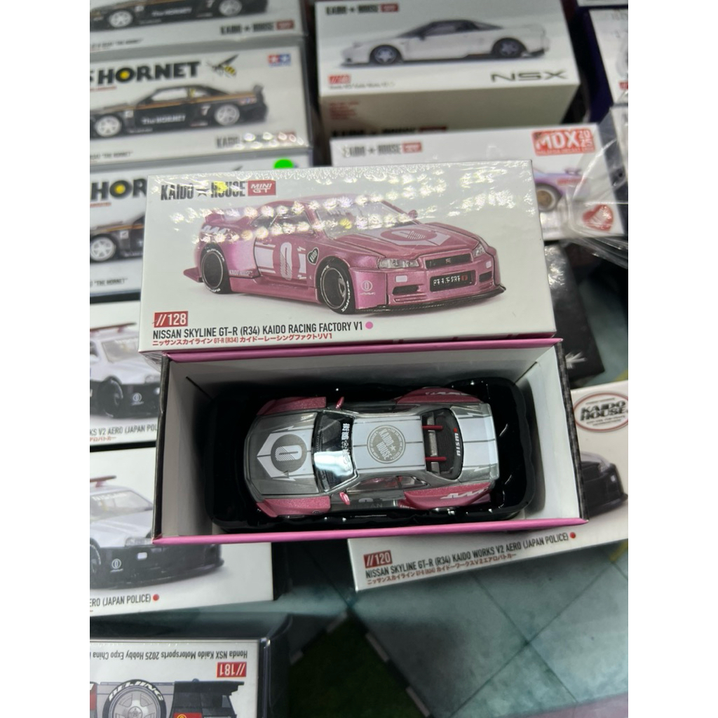 Jual MINI GT KAIDO HOUSE R34 PINK CHASE VERSION | Shopee Indonesia