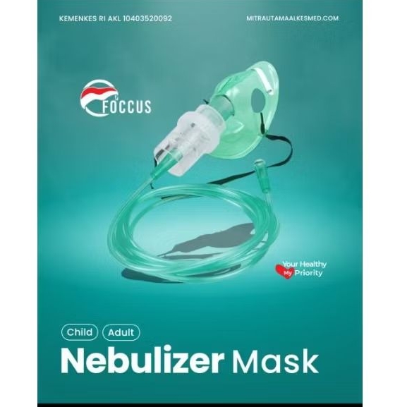 Jual MASKER NEBULIZER merk FOCCUS | Shopee Indonesia