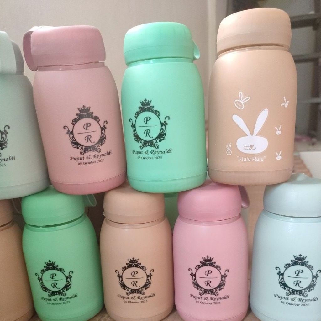 Jual SOUVENIR BOTOL MINUM KACA RABBIT / BOTOL KACA KELINCI / BOTOL KACA ...