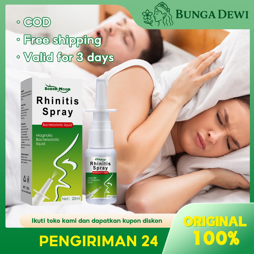 Jual 【Beli 2 Gratis 1/COD/ORI】South Moon Rhinitis Spray 20ml Sinusitis ...
