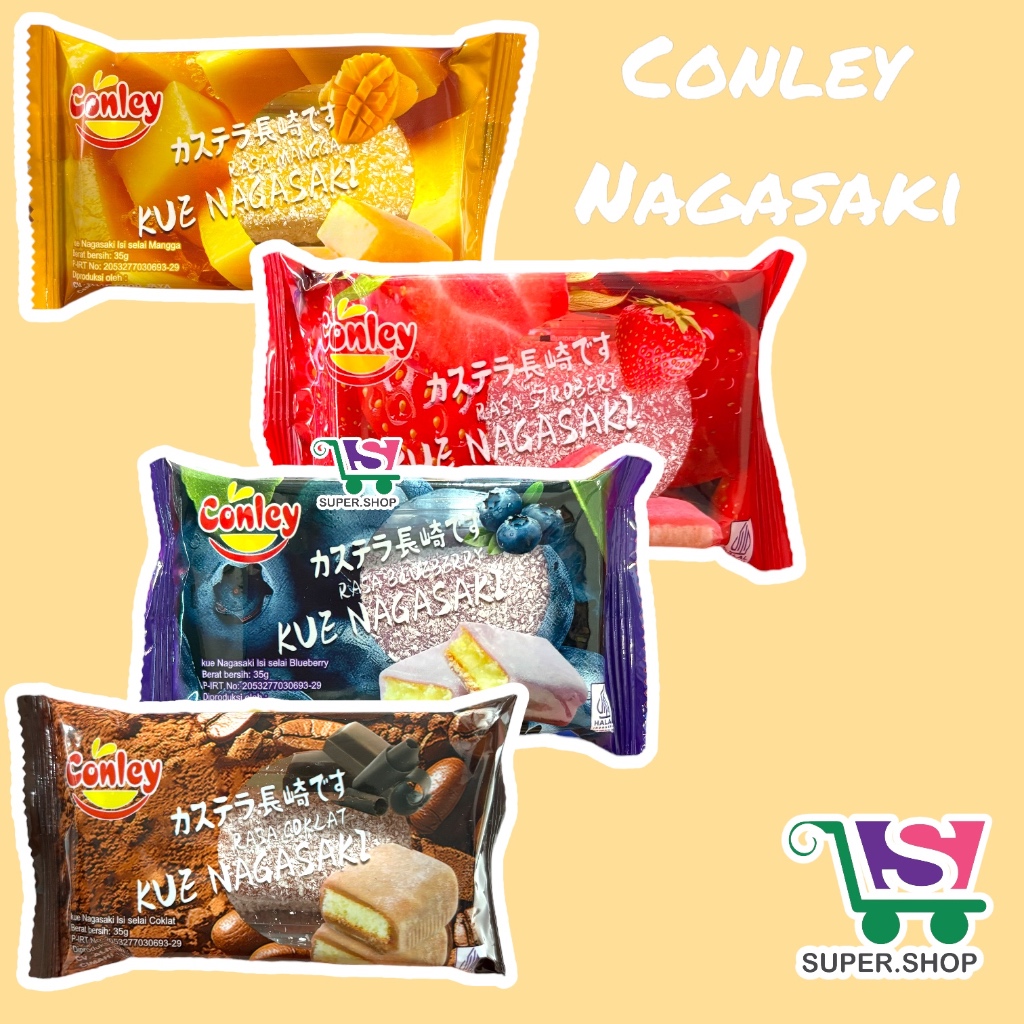 Jual Conley Kue Nagasaki Mochi Isi Selai 35 Gram | Shopee Indonesia