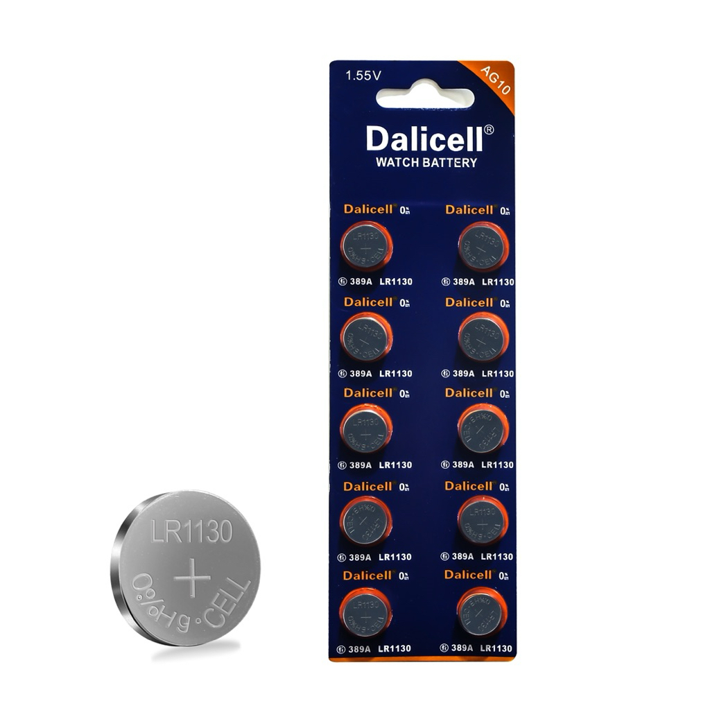 Jual BATRAI ORIGINAL DALICELL Alkaline Battery AG10 LR1130 389A ORI ...
