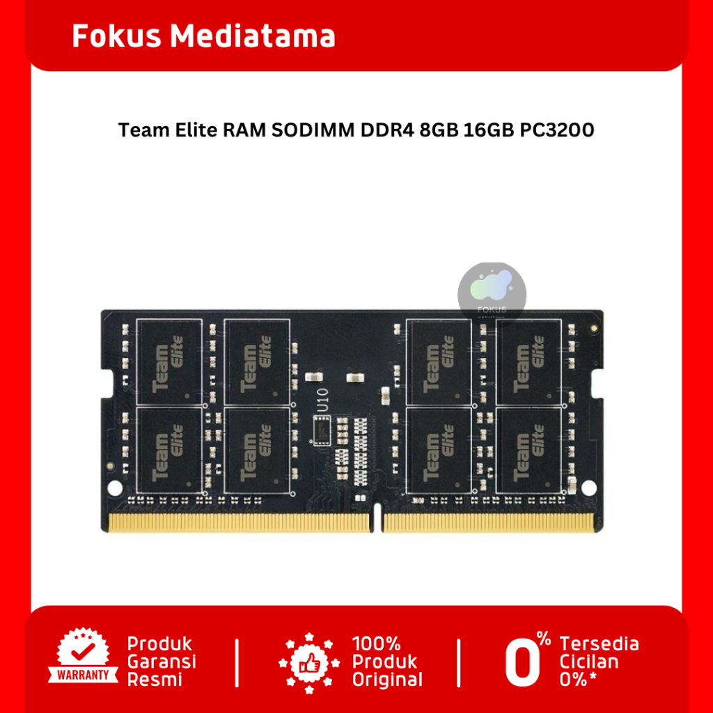 Jual Team Elite RAM SODIMM DDR4 8GB 16GB PC3200 | Shopee Indonesia