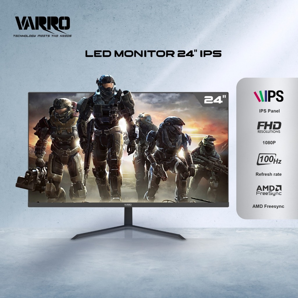 Jual varro Monitor M100V-B full hd | Shopee Indonesia