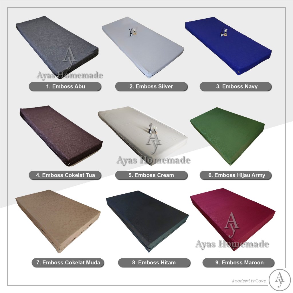 Sarung Kasur Busa / Springbed Resleting Cover All Motif - foto 3