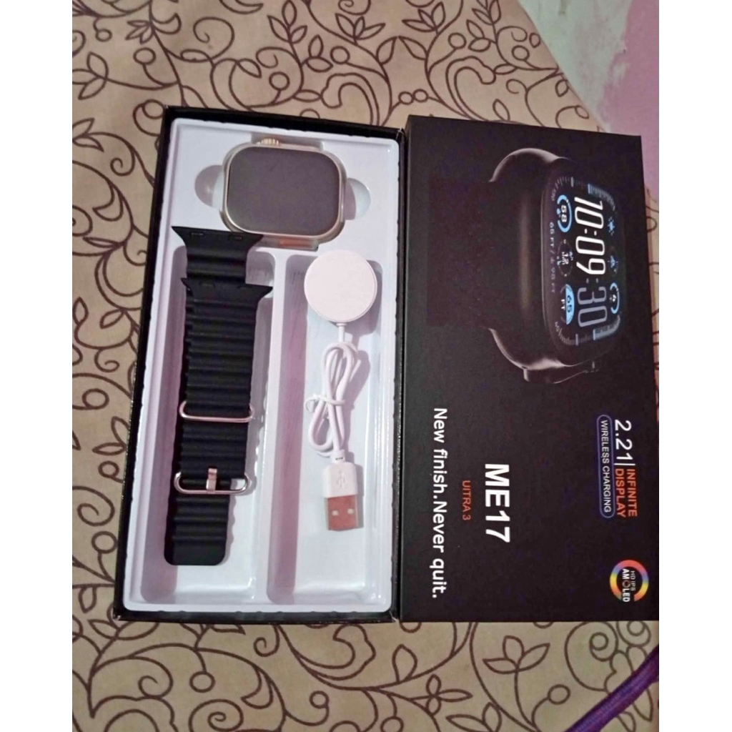Jual Smartwatch ME 17 Ultra 3 Smart Watch Jam Digital Charging ...