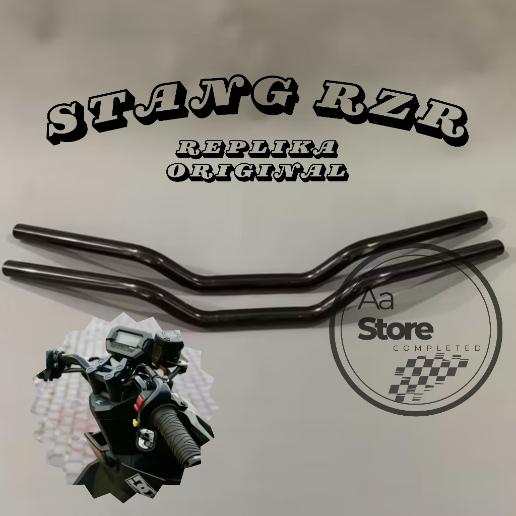 Jual Stang RZR Stir Hitam Universal Bahan Tebal 2 mm | Shopee Indonesia
