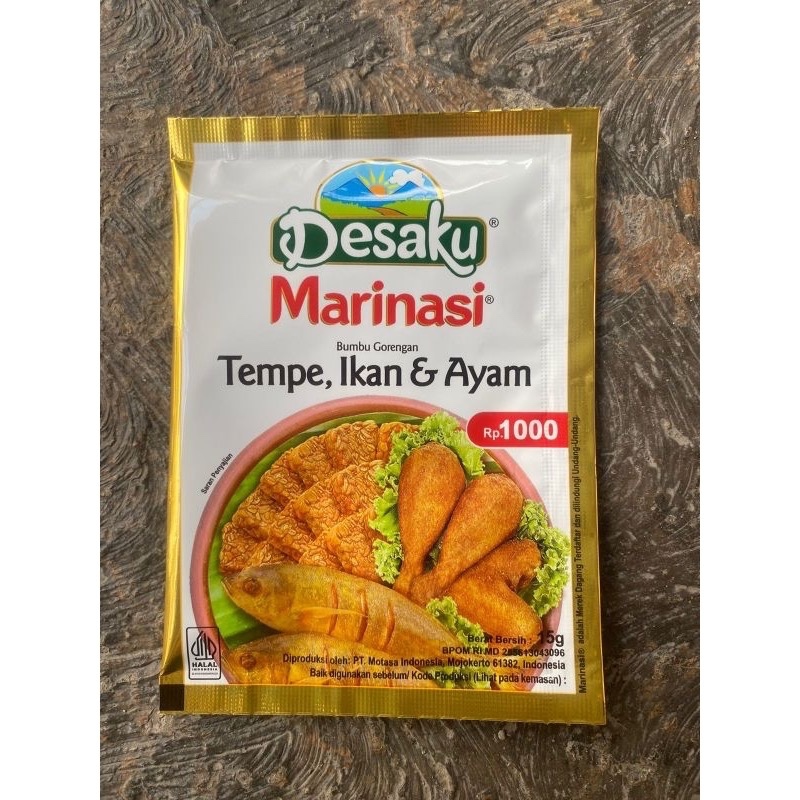 Jual BUMBU MARINASI TEMPE IKAN AYAM 15 GR - DESAKU | Shopee Indonesia