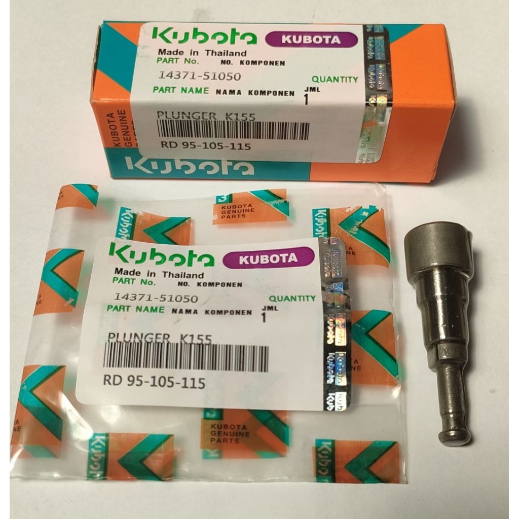 Jual Plunger K155 Kubota RD85 DI 1/2S, RD105, RD155 Diesel Kubota ...