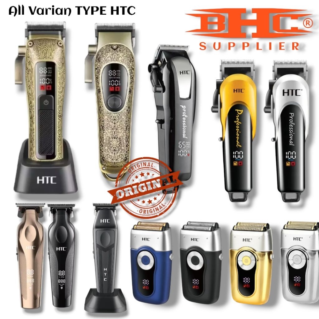 Jual HTC Hair Clipper Trimmer Shaver Mesin Cukur Rambut Original 8082 ...