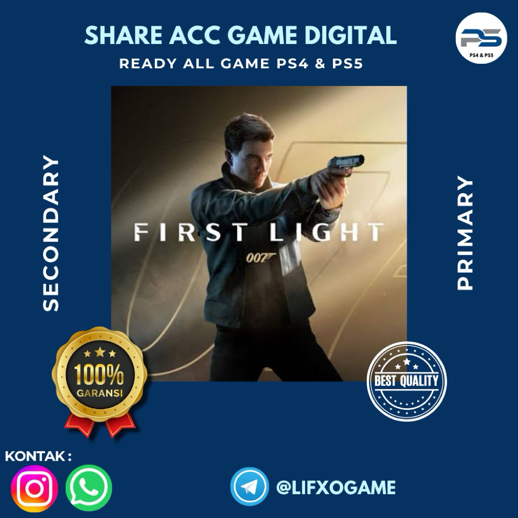Jual First Light 007 PS5 - Game Digital | Shopee Indonesia