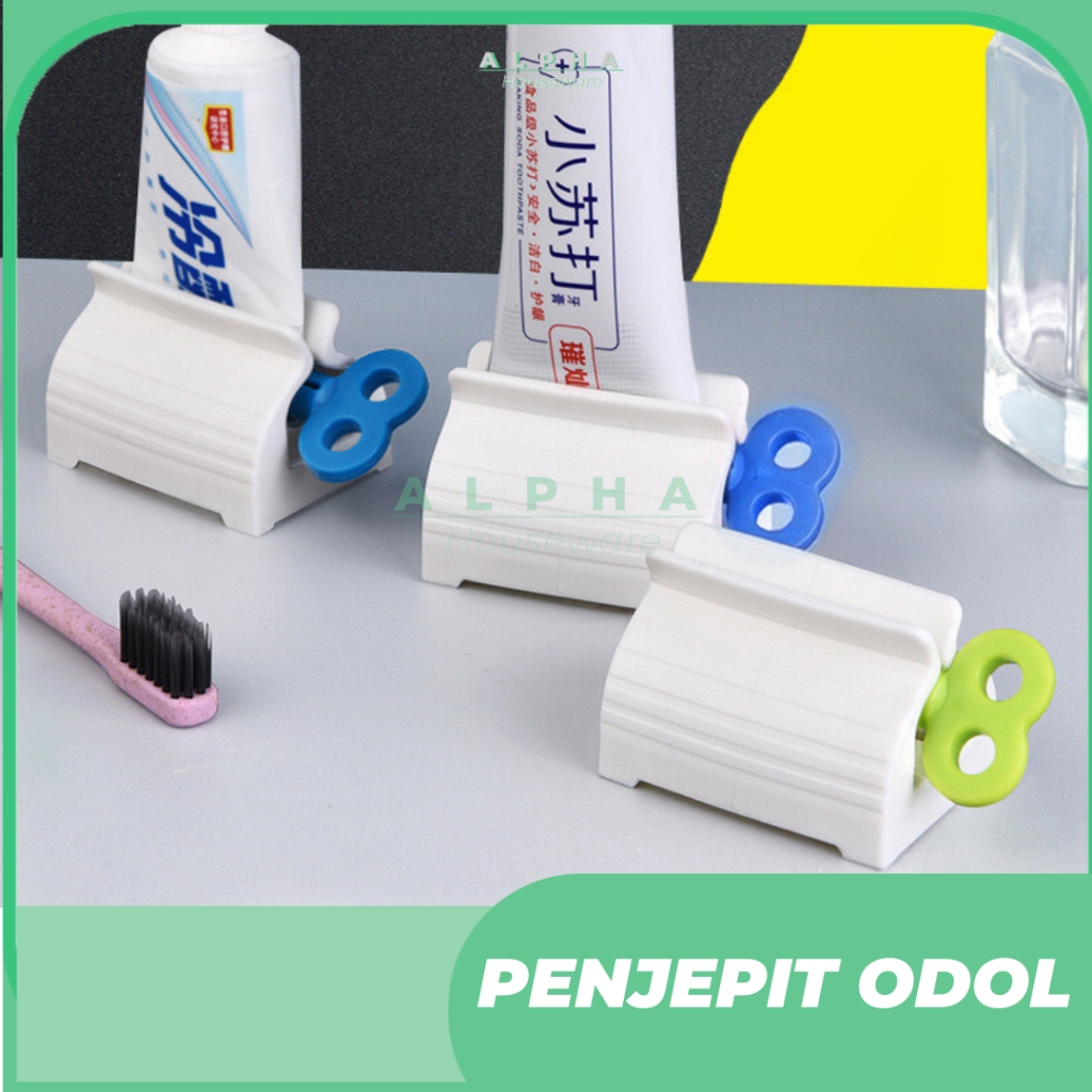 Jual Dispenser Odol Model Roll Putar / Alat Penjepit Penggulung Pasta ...