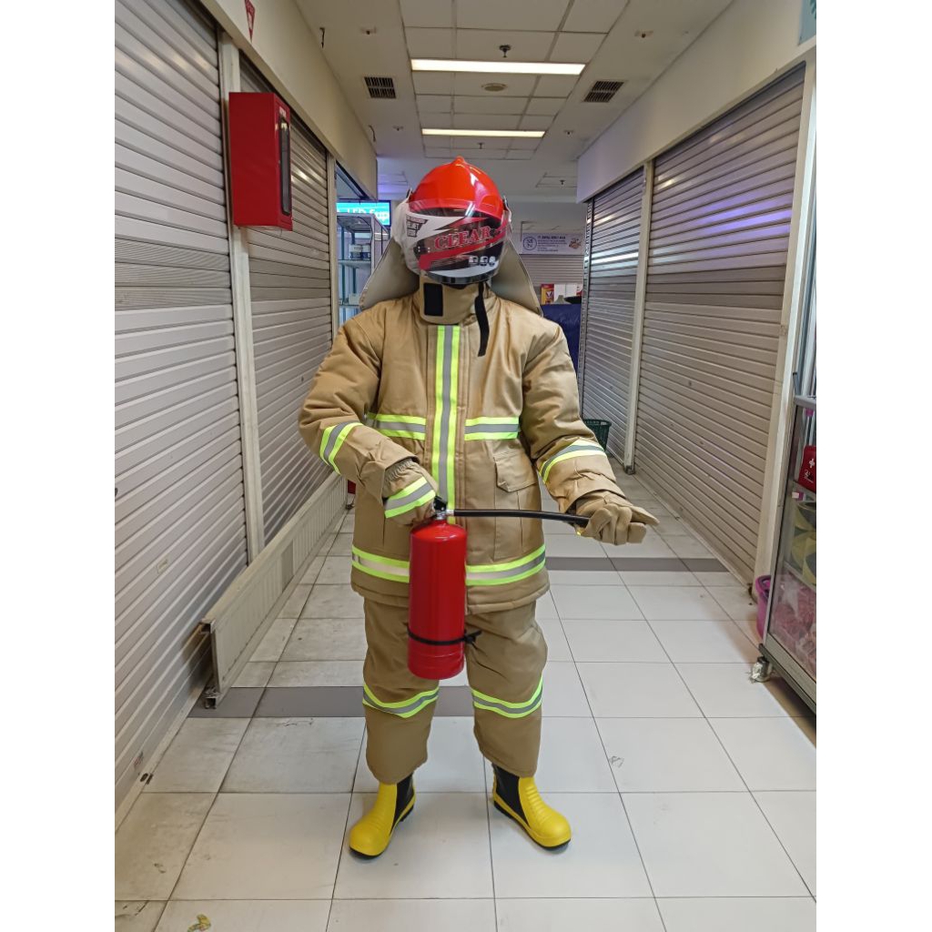 Jual Baju Pemadam Kebakaran BILLFIRE Anti Api murah Bahan Tebal - Kaki ...