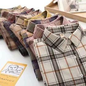 ⚡Kemeja Pria Lengan Panjang Kemeja Flanel Pria Premium