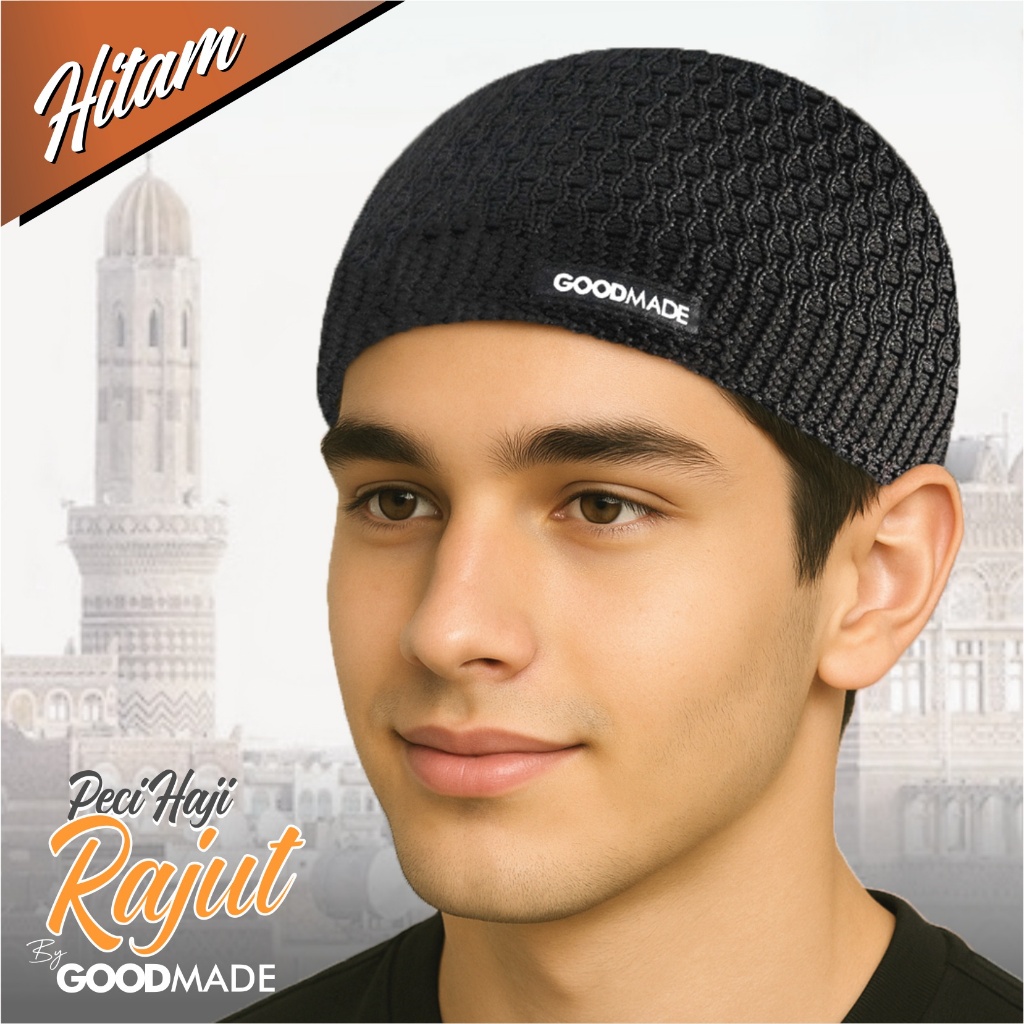 GOOD MADE - Peci Rajut Model Nanas Premium Dewasa | All Size | COD