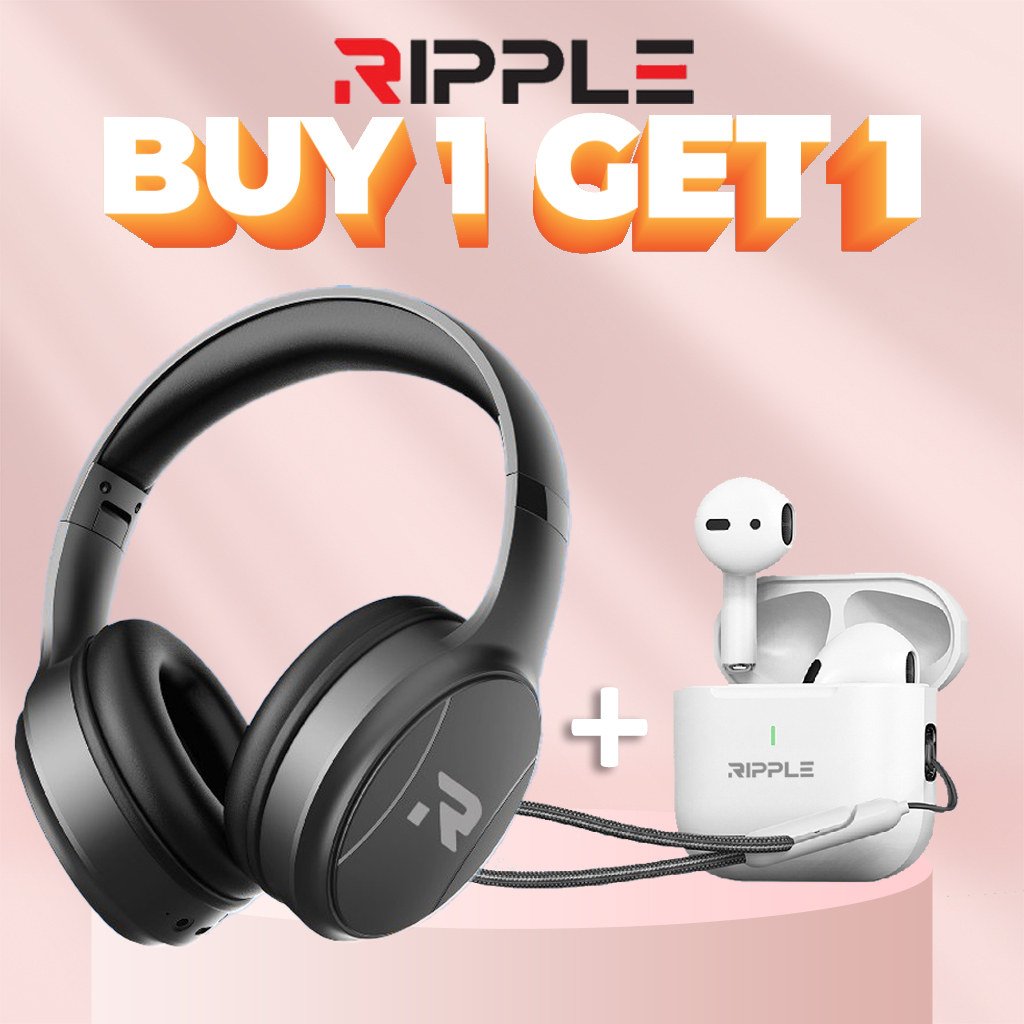 Jual Ripple Wireless Headphone Bluetooth Buy 1 Get 1 A011 Headset ...
