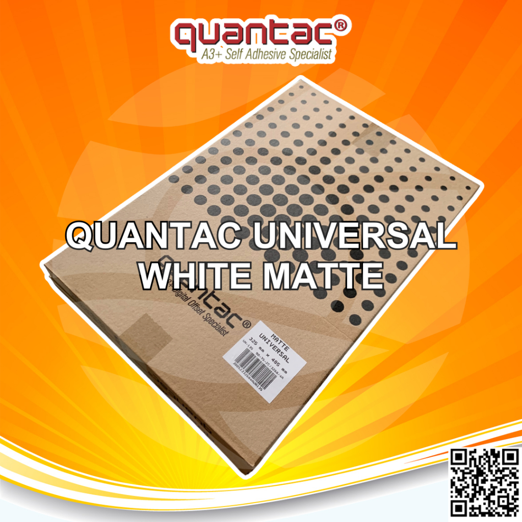 Jual QUANTAC UNIVERSAL Sticker Vinyl Digital Print Laser Toner Stiker ...