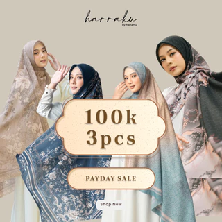 HARRAKU Hijab Voal Printing Segiempat Motif PART 1