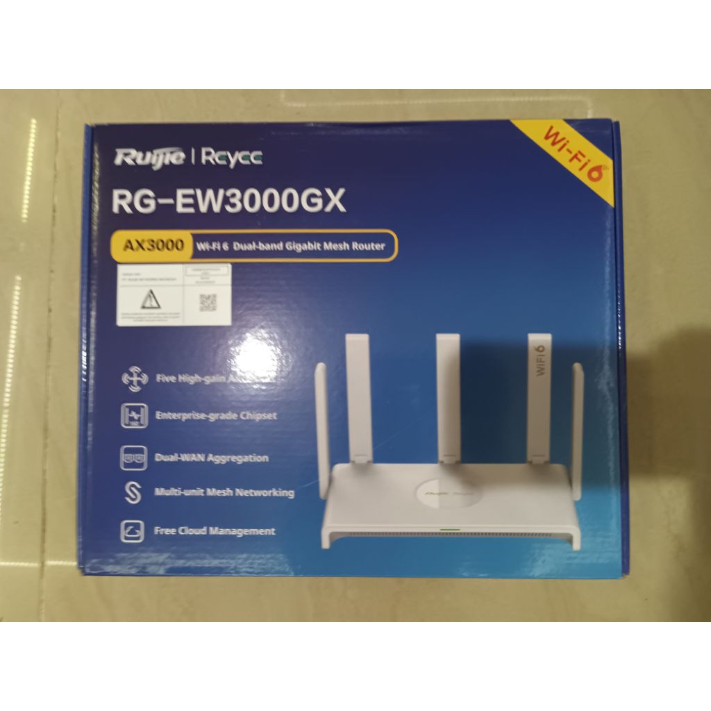 Jual Ruijie Reye RG EW3000GX Router Load Balance Gigabit Wifi 6 ...