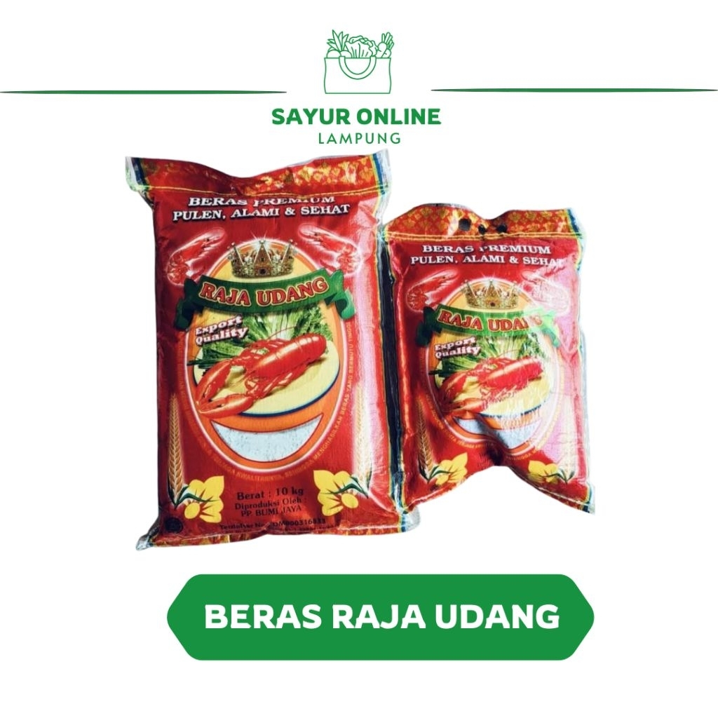 Jual Beras Raja Udang - Sayur Online Lampung | Shopee Indonesia