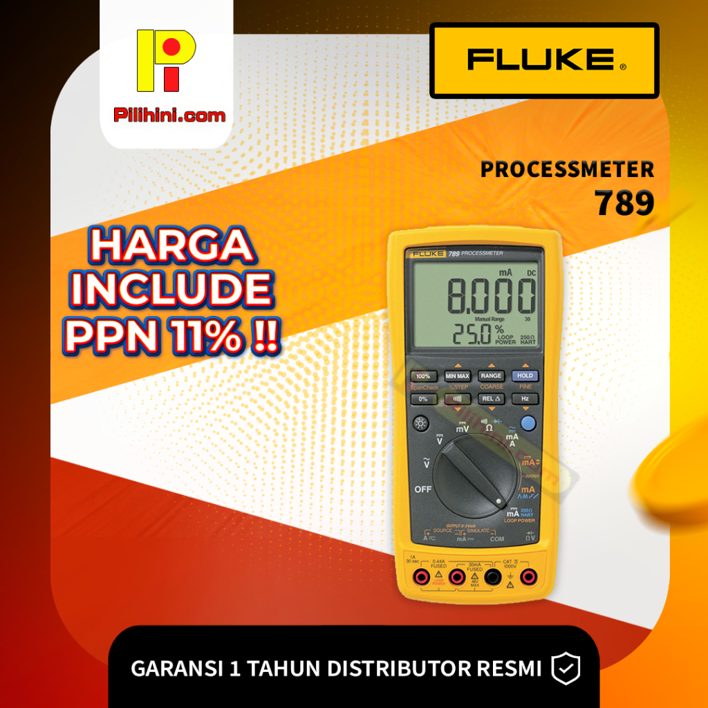 Jual Fluke 789 ProcessMeter™ Digital Multimeter Processmeter | Shopee ...