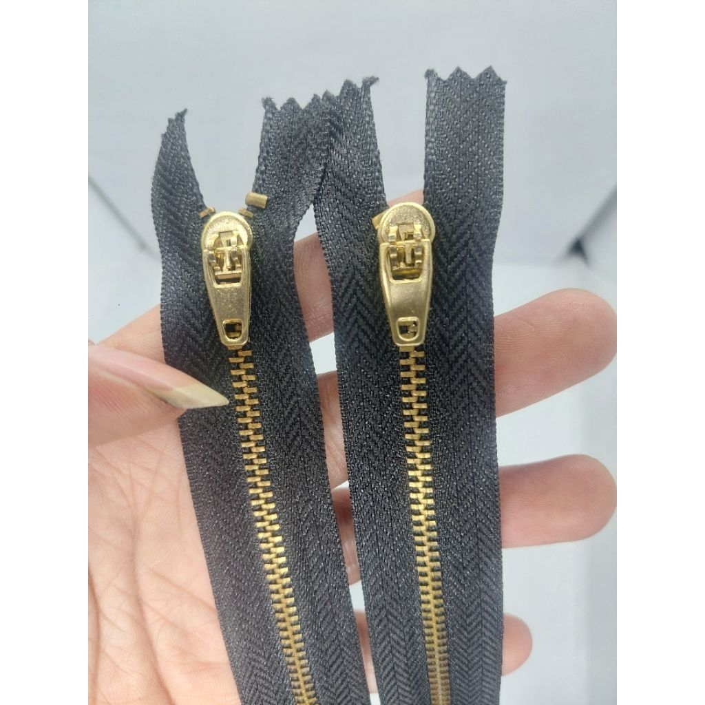 Jual Resleting Ritsleting Zipper Metal Gigi Besi Jeans No #3 kepala ...
