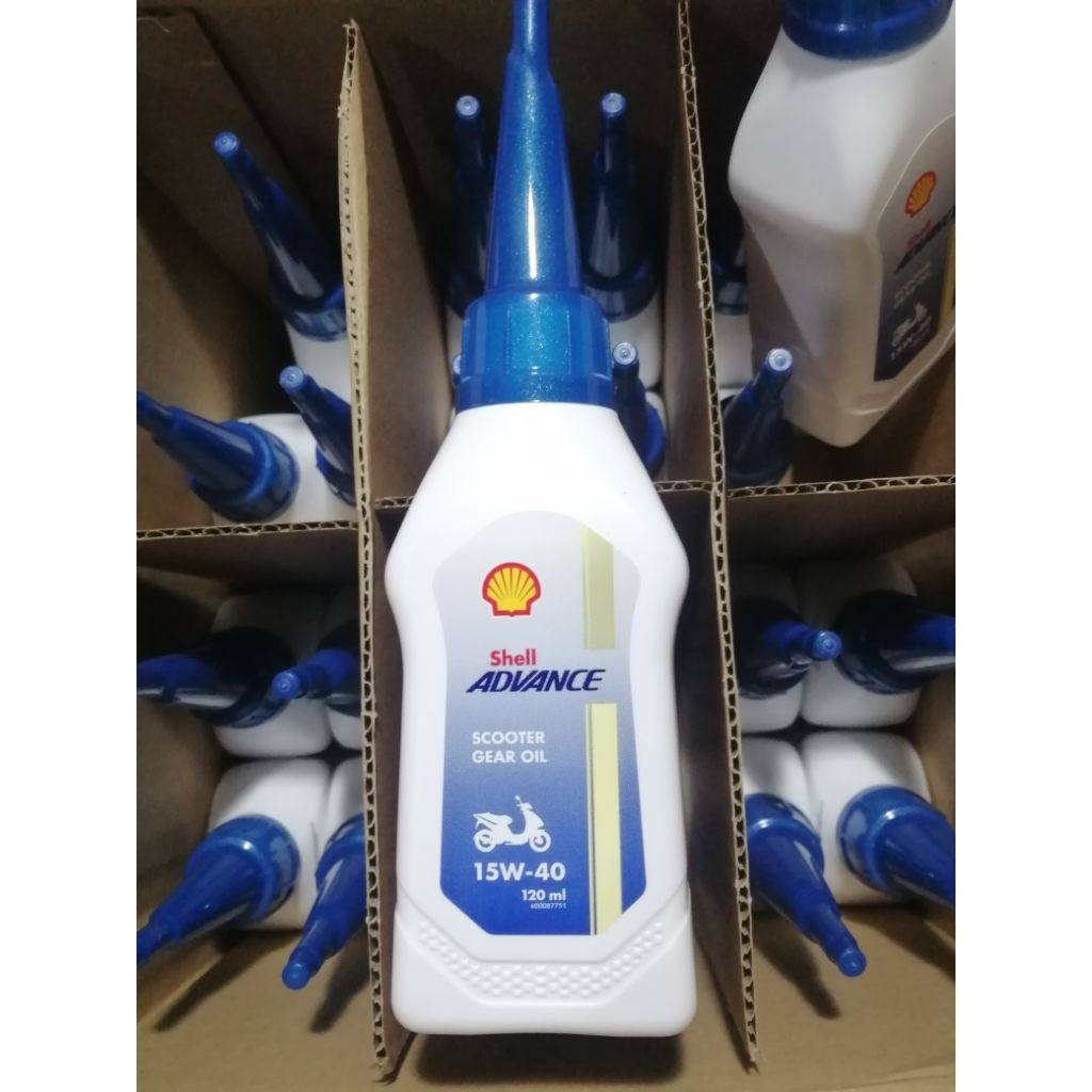 Jual Shell Advance Oli Gardan scooter gear oil 15w-40 kemasan baru ...