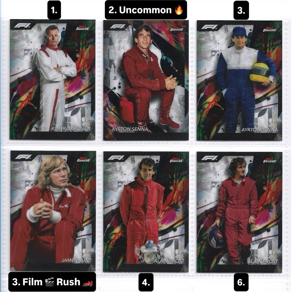 Jual Kartu f1 Topps Finest (BOX MAHAL) - Kimi Raikkonen, Ayrton Senna ...