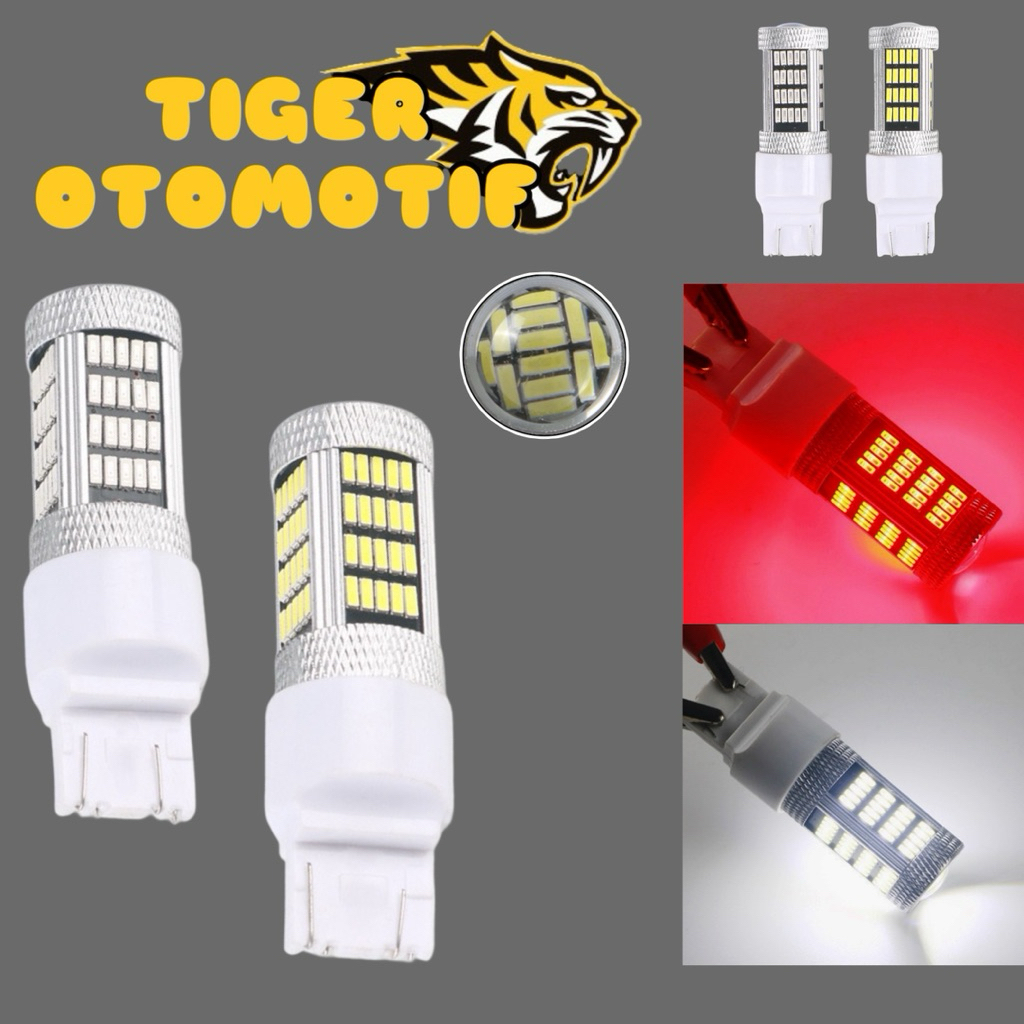 Jual (1 Pcs) Lampu Led T20 7443 Lampu Rem Kedip Led 92 Smd Super Terang ...