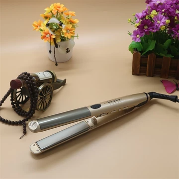 Catokan Keramik TRIXIE 881 Ionik Tourmaline Pelurus Rambut 2 IN 1 Salon Professional