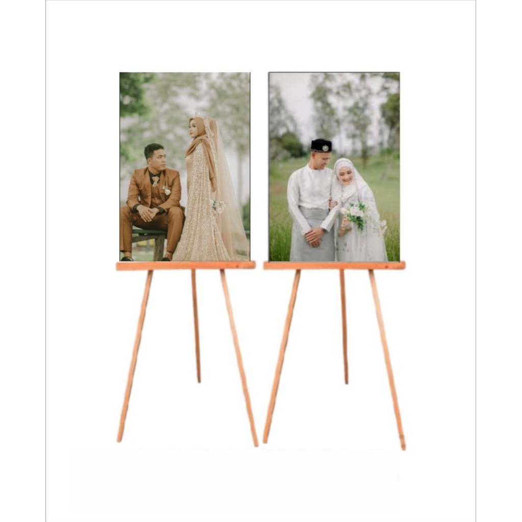Jual Stand photo stand wedding tripod photo & wedding kayu tebal plus ...