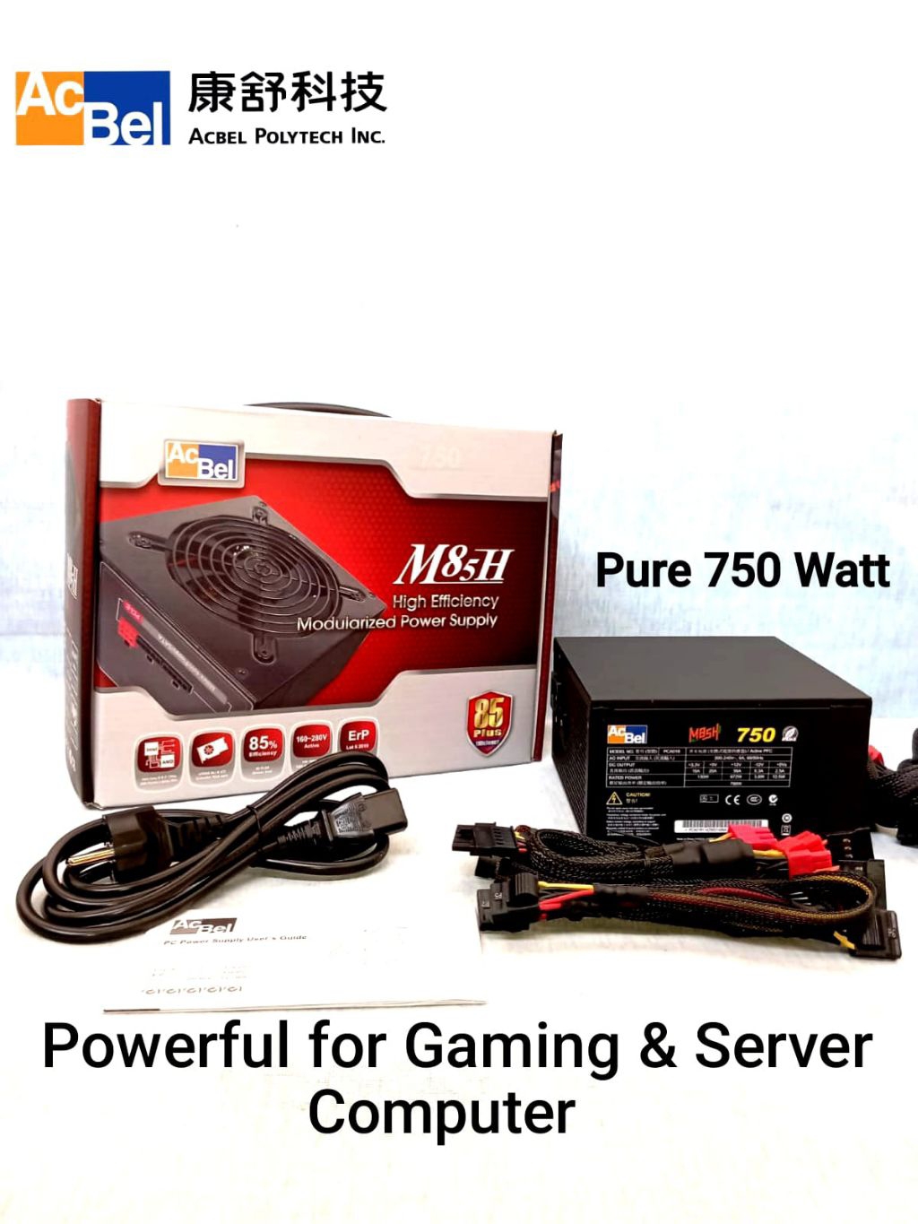 Jual Acbel M85H Pure Power Supply 750W Bronze - PSU Semi Modular (85 ...