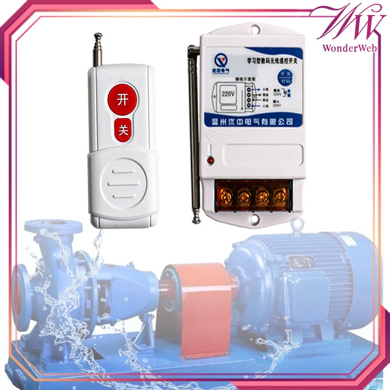 Jual Wireless Remote Control Switch Industri 220V 1km Sakelar Daya ...