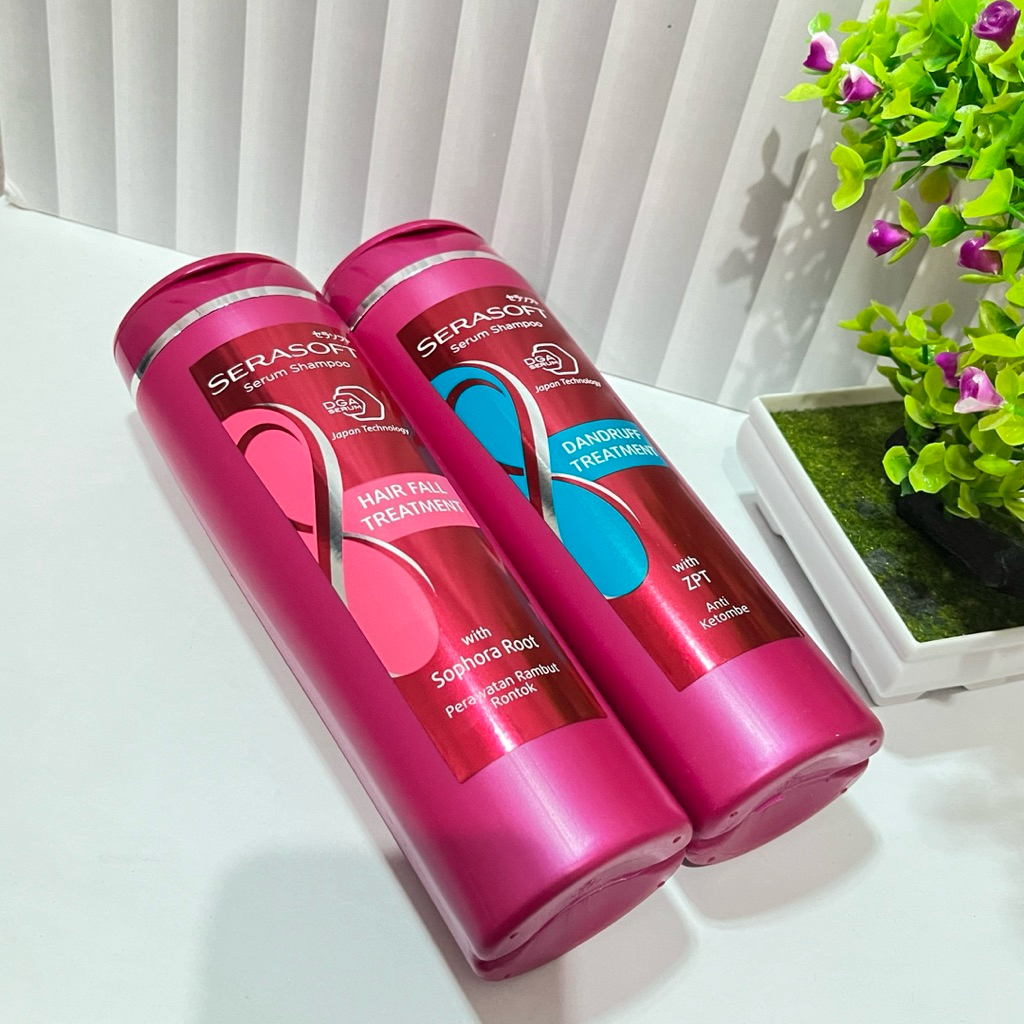 Jual Serasoft shampoo Hair Fall Treatment 340 ml | Shopee Indonesia