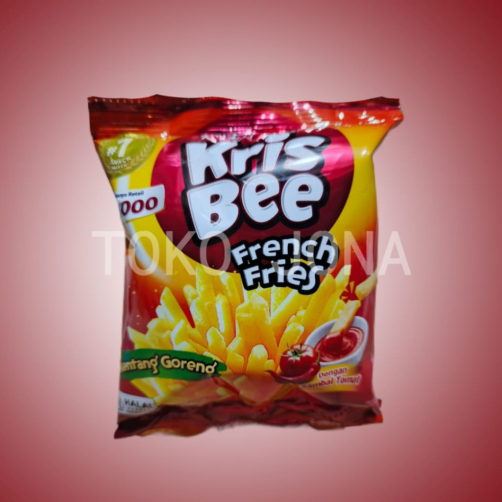 Jual KrisBee French Fries Renceng 8 gram isi 10 pcs | Shopee Indonesia