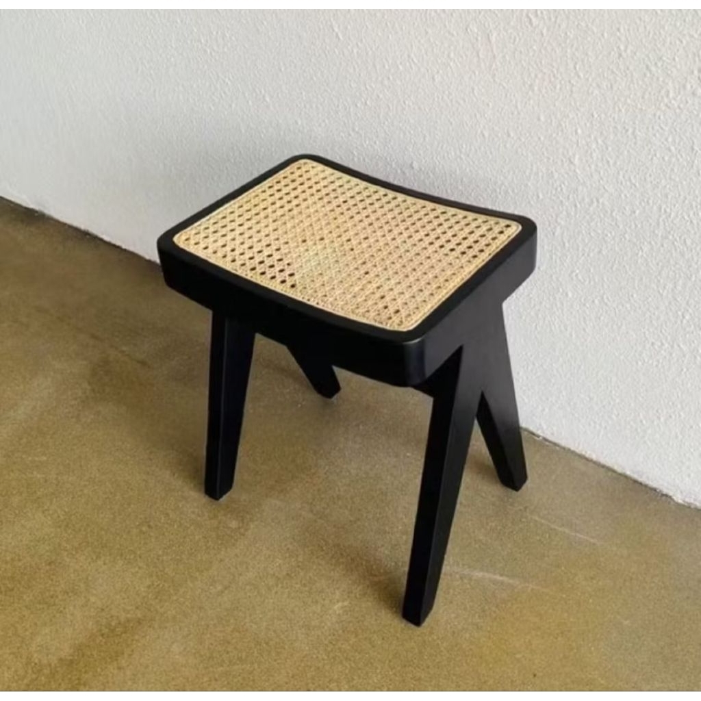 Jual kursi stool rotan kursi minimalis kursi retro minimalis | Shopee ...