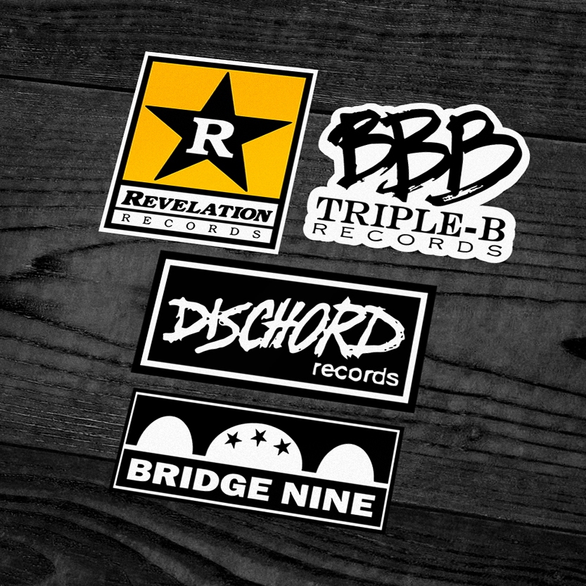 Jual Sticker Revelation Records / Bridge Nine Records / Triple B ...