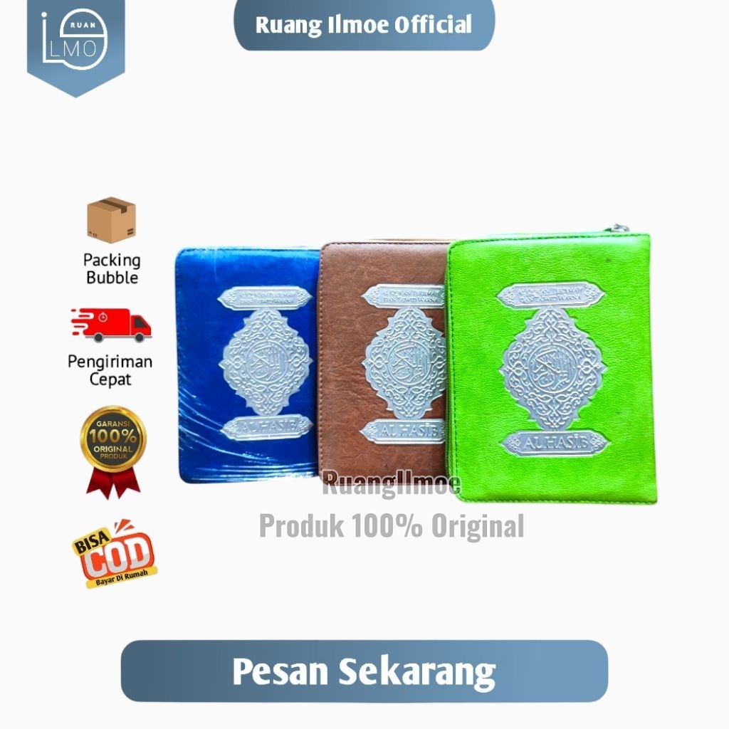 Jual Al Quran Al Hasib Terjemahan Tajwid A6 Kalep Resleting | Shopee ...