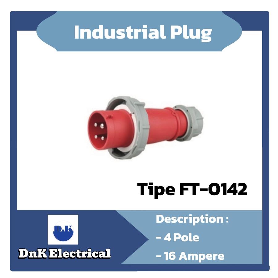 Jual Industrial Plug Fort Tipe FT-0142 4 Pole 16A Colokan Industri ...