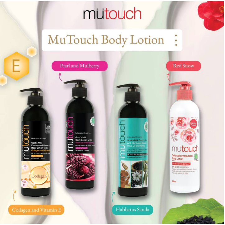 Jual MuTouch Goat's Milk Body Lotion 400ml | Shopee Indonesia