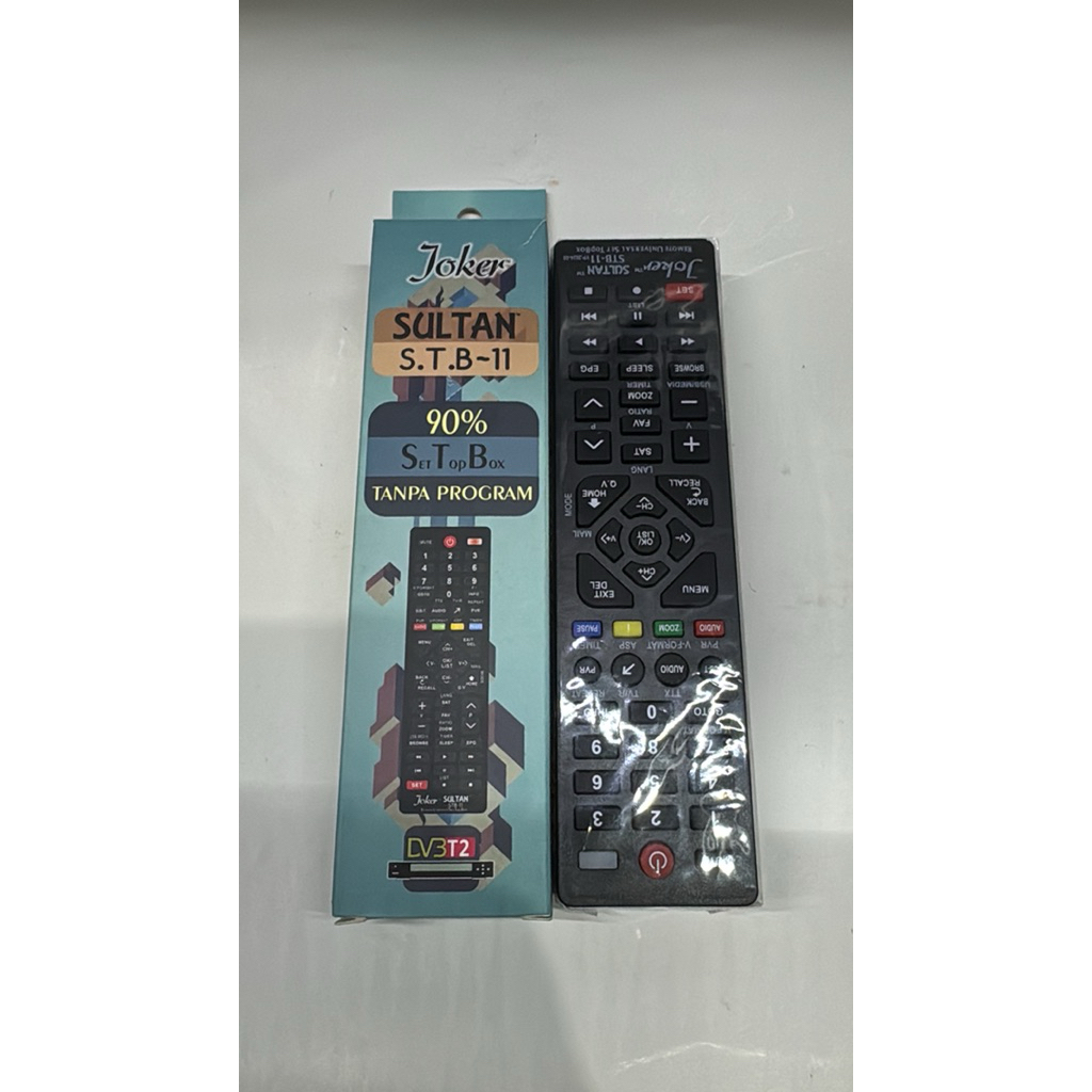 Jual Remote / Remot Joker Sultan stb-11 set top box dvb t2 universal ...